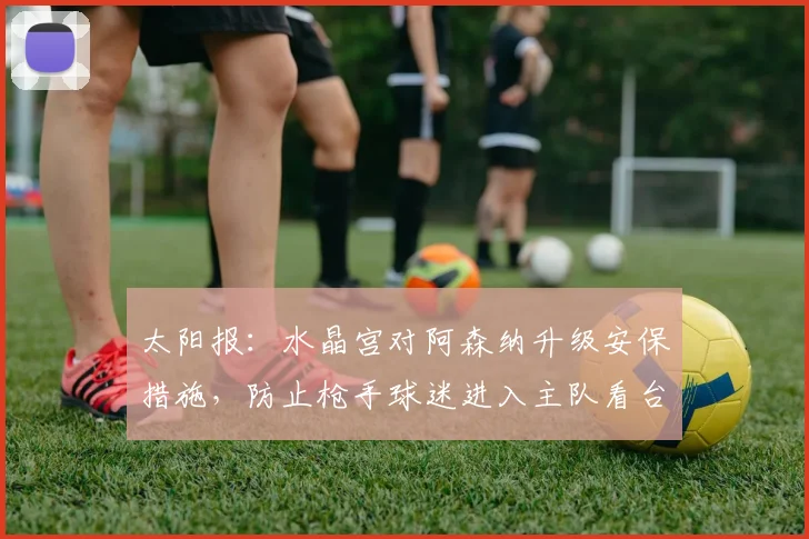 太阳报：水晶宫对阿森纳升级安保措施，防止枪手球迷进入主队看台
